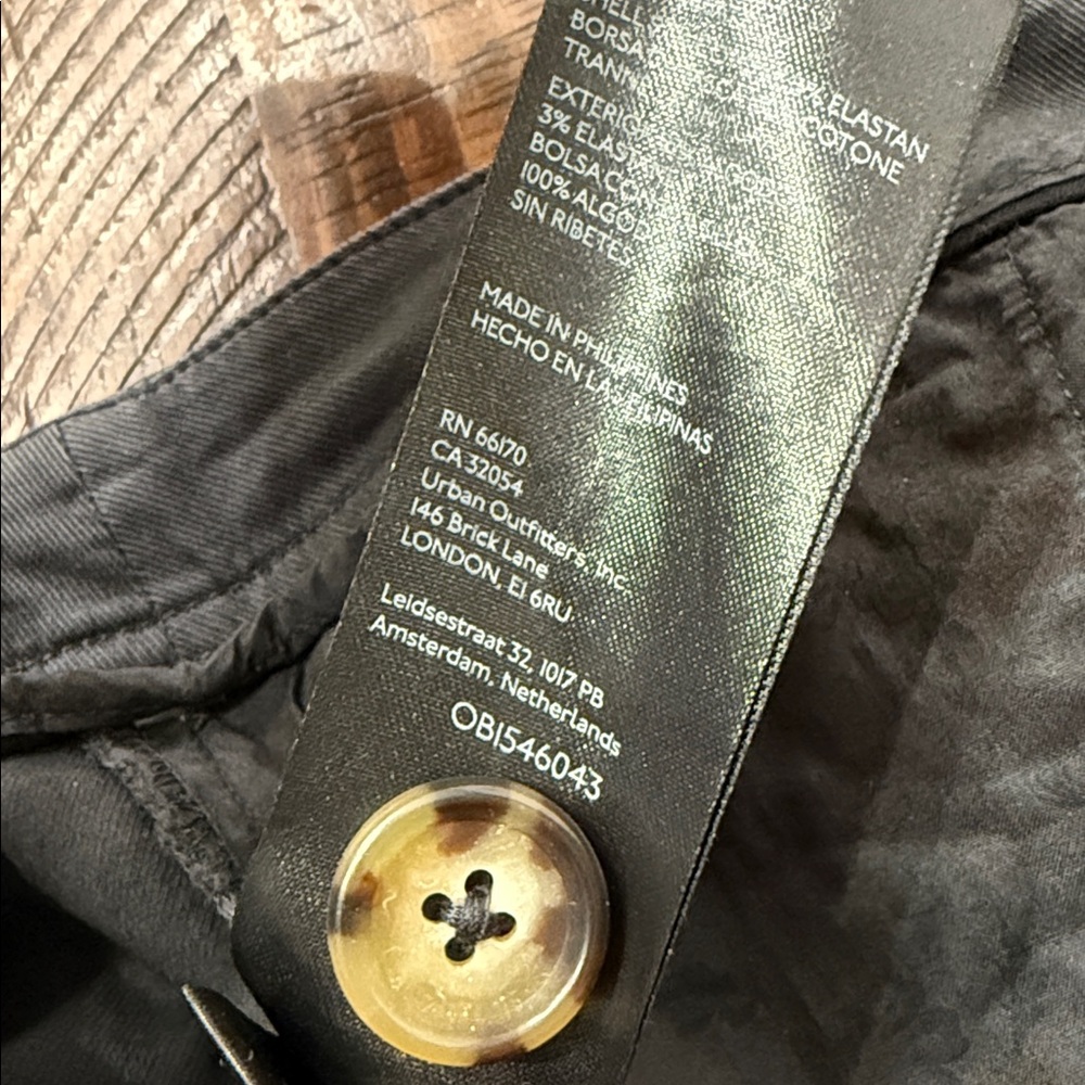 ANTHROPOLOGIE Wide-Leg Black Pants - Picture 10 of 10